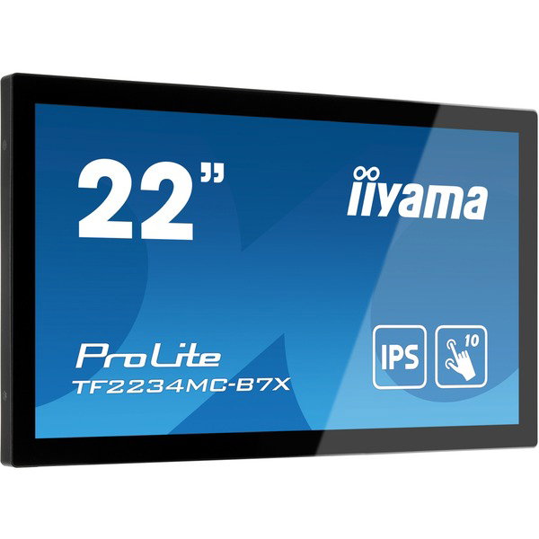 iiyama TF2234MC-B7X, Public Display - black, FullHD, Touchscreen, IPS