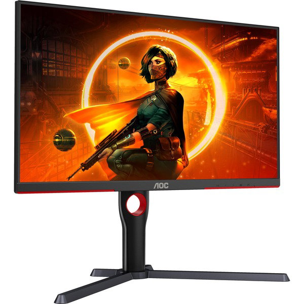 AOC AGON Q27G3XMN/BK, Gaming-Monitor - 69 cm (27 inches), black/red, QHD, VA, Adaptive-Sync, 180Hz Panel