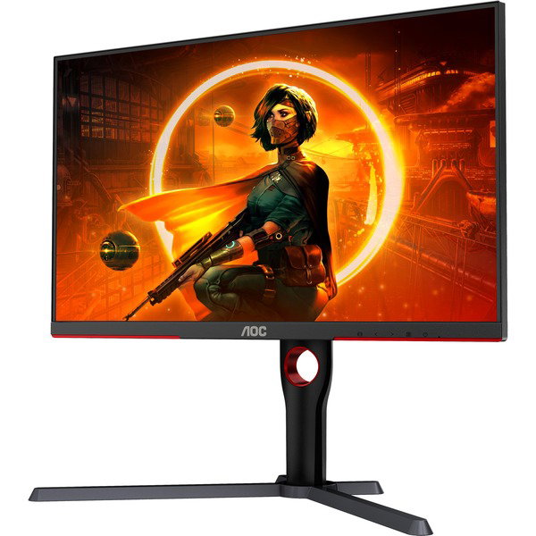 AOC AGON Q27G3XMN/BK, Gaming-Monitor - 69 cm (27 inches), black/red, QHD, VA, Adaptive-Sync, 180Hz Panel