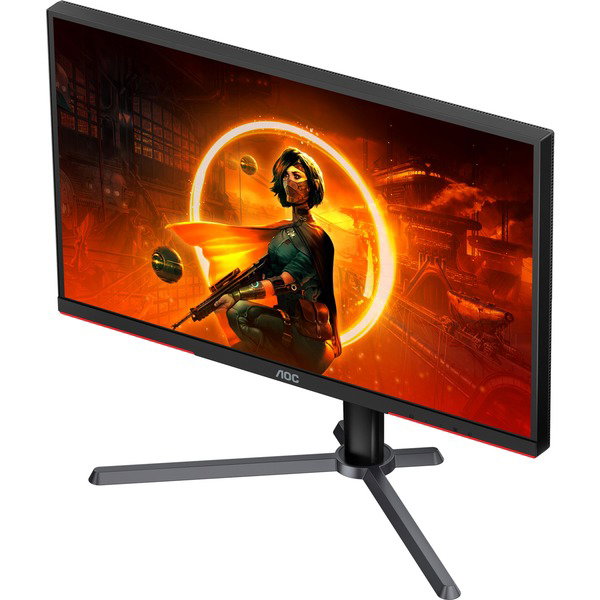 AOC AGON Q27G3XMN/BK, Gaming-Monitor - 69 cm (27 inches), black/red, QHD, VA, Adaptive-Sync, 180Hz Panel
