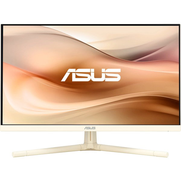 ASUS Eye Care VU249CFE-M, Gaming-Monitor - 61 cm (24 inches), lightbeige, Full HD, IPS, USB-C, Adaptive-Sync, 100Hz Panel