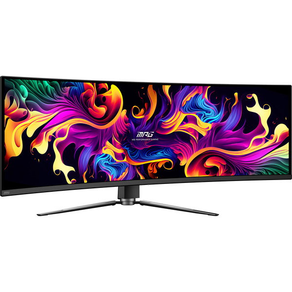 MSI MPG 491CQPDE QD-OLED, Gaming-Monitor - 124.5 cm (49 inches), black, DQHD, QD-OLED, Curved, Adaptive-Sync, 144Hz Panel