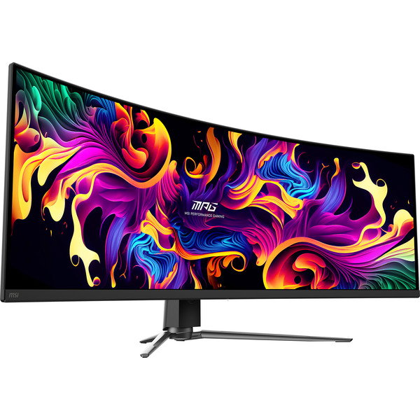 MSI MPG 491CQPDE QD-OLED, Gaming-Monitor - 124.5 cm (49 inches), black, DQHD, QD-OLED, Curved, Adaptive-Sync, 144Hz Panel