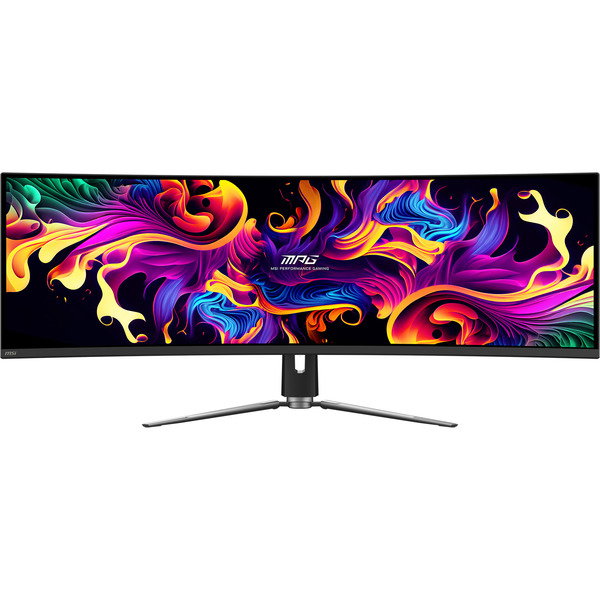 MSI MPG 491CQPDE QD-OLED, Gaming-Monitor - 124.5 cm (49 inches), black, DQHD, QD-OLED, Curved, Adaptive-Sync, 144Hz Panel