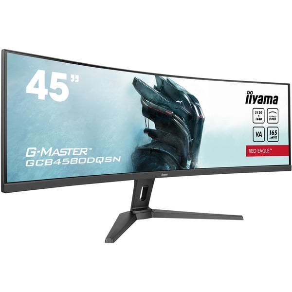 iiyama G-Master GCB4580DQSN-B1, Gaming-Monitor - 113 cm (44.5 inches), black (matte), DQHD, VA, Curved, AMD Free-Sync, 165Hz Panel
