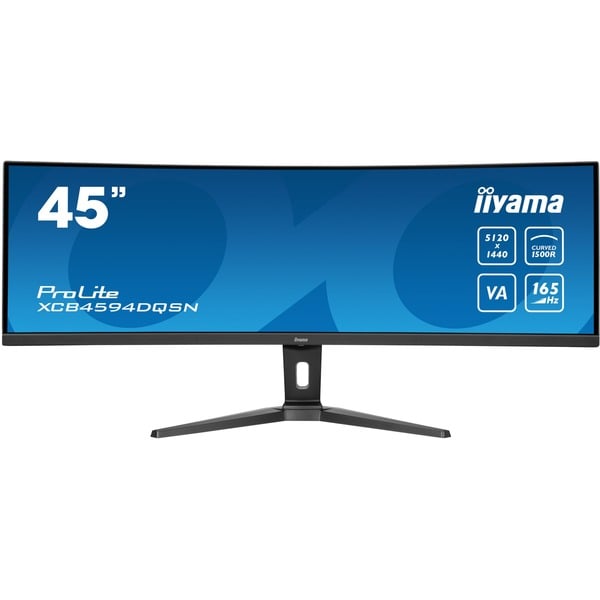 iiyama ProLite XCB4594DQSN-B1, Gaming-Monitor - 113 cm (44 inches), black (matte), DQHD, VA, Curved, 165Hz Panel