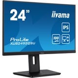 iiyama ProLite XUB2492QSU-B1, LED-Monitor - 60.5 cm (23.8 inches), black (matte), WQHD, IPS, AMD Free-Sync, 100Hz Panel