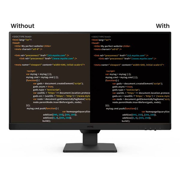 BenQ BL2490, LED-Monitor - 60.5 cm (24 inches), black, FullHD, IPS, HDMI, DisplayPort, VESA MediaSync, 100Hz Panel