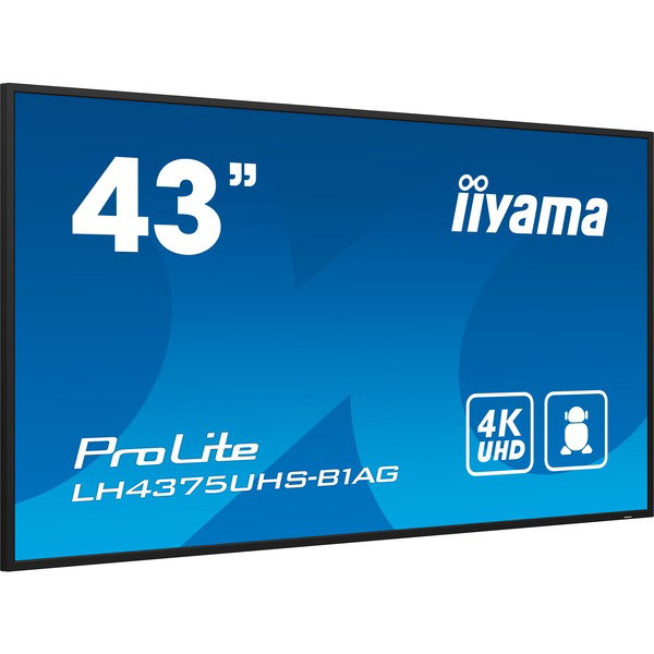 iiyama ProLite LE4341S-B2, Public Display - black (glossy), FullHD, IPS, Mediaplayer