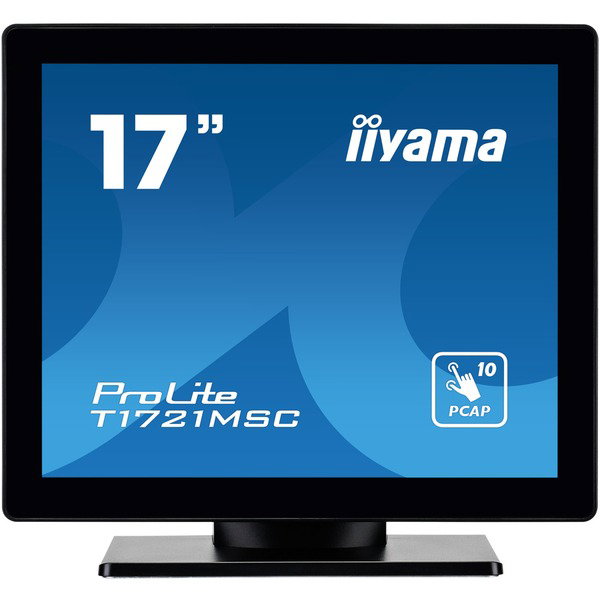 iiyama ProLite T1721MSC-B2, LED-Monitor - 43 cm (17 inches), black (matte), SXGA, TN, Touchscreen