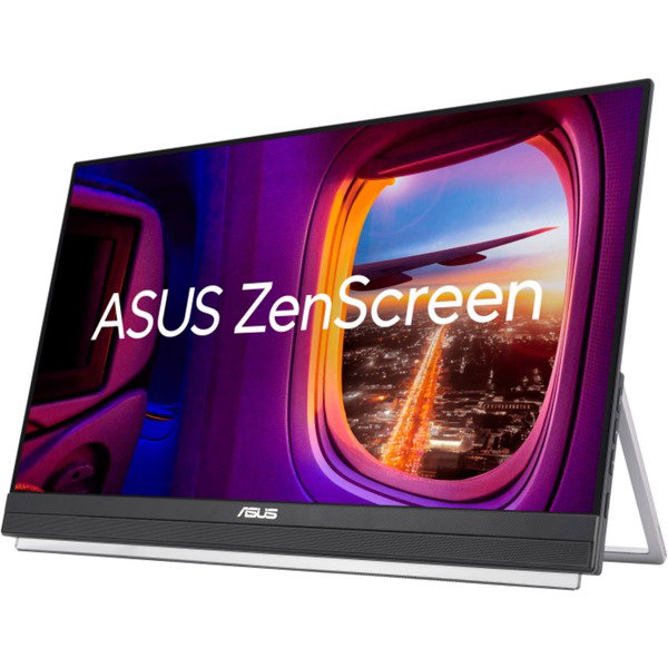 ASUS ZenScreen MB229CF, LED-Monitor - 54.6 cm (22 inches), black/silver, FullHD, IPS, USB-C, 100Hz Panel