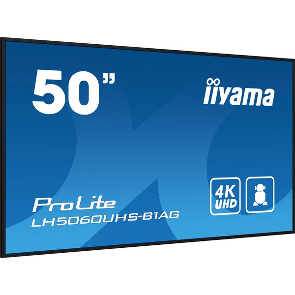 iiyama ProLite LH5060UHS-B1AG, Public Display - black (matte), UltraHD/4K, IPS, speakers