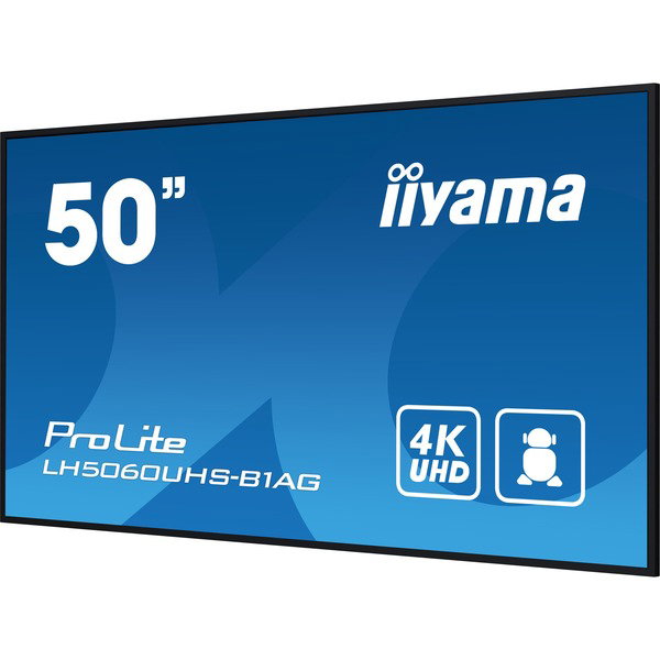 iiyama ProLite LH5060UHS-B1AG, Public Display - black (matte), UltraHD/4K, IPS, speakers