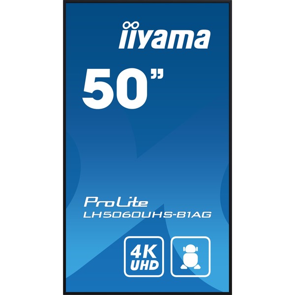 iiyama ProLite LH5060UHS-B1AG, Public Display - black (matte), UltraHD/4K, IPS, speakers