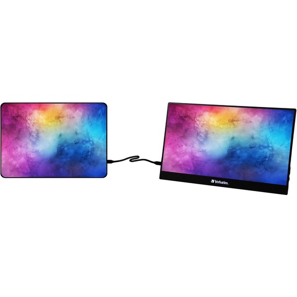 Verbatim PM-14, LED-Monitor - 35.5 cm (14 inches), black, FullHD, IPS, USB-C, HDR
