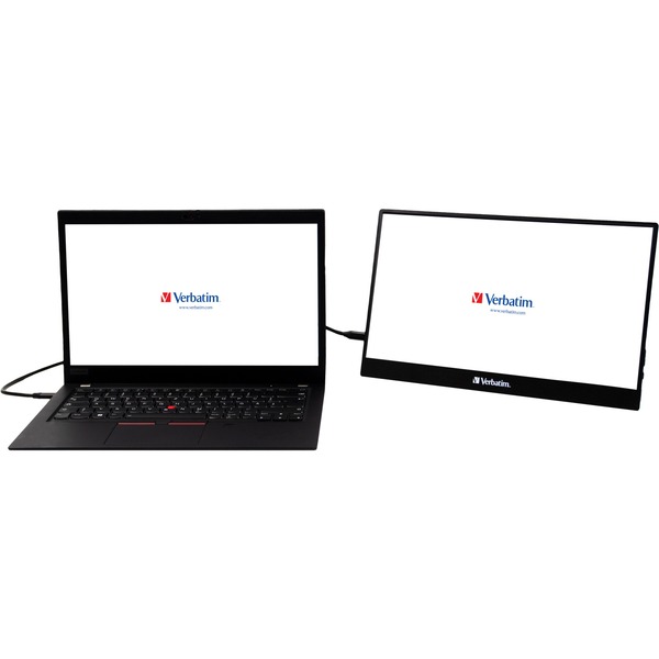 Verbatim PM-14, LED-Monitor - 35.5 cm (14 inches), black, FullHD, IPS, USB-C, HDR
