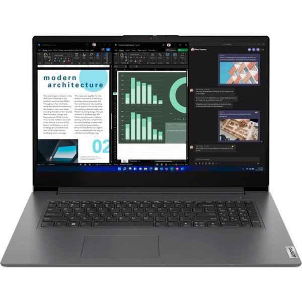 Lenovo V17 G4 IRU (83A2003FGE), Notebook - gray, Intel Core i5-13420H, Intel UHD Graphics, 16 GB DDR4, 512 GB (512 GB SSD), Windows 11 Pro