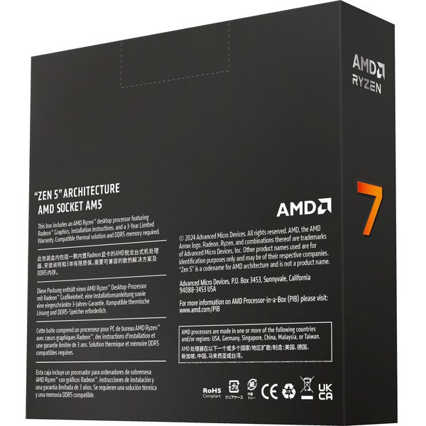 AMD Ryzen 7 9700X, processor - Boxed-Version