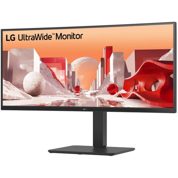 LG 34BA85QE-B.AEU, LED-Monitor - 86.7 cm (34 inches), black, UWQHD, IPS, Curved, Full-HD-Webcam/microphone