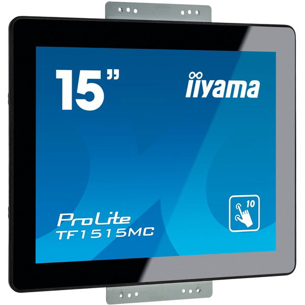 iiyama TF1515MC-B2, LED-Monitor - 38 cm (15 inches), black, XGA, TN, HDMI, Touchscreen