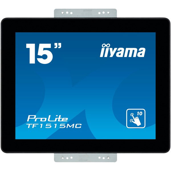 iiyama TF1515MC-B2, LED-Monitor - 38 cm (15 inches), black, XGA, TN, HDMI, Touchscreen