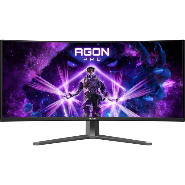 AOC OLED AGON PRO AG346UCD, Gaming-Monitor - 86.4 cm (34 inches), darkgray/black, WQHD, QD-OLED, Curved, USB Hub, 175Hz Panel