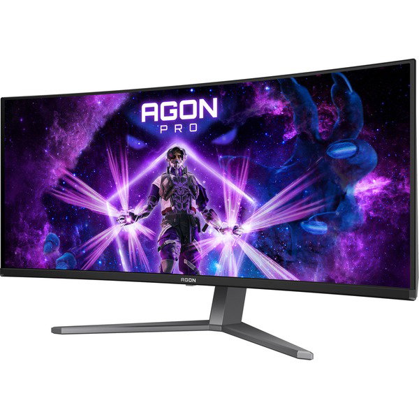 AOC OLED AGON PRO AG346UCD, Gaming-Monitor - 86.4 cm (34 inches), darkgray/black, WQHD, QD-OLED, Curved, USB Hub, 175Hz Panel