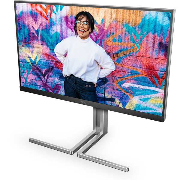 AOC Q27U3CV, QLED-Monitor - 68.6 cm (27 inches), black, QHD, IPS QD, USB Hub, KVM