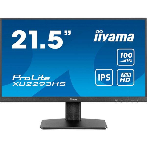 iiyama ProLite XU2293HS-B6, LED-Monitor - 54.5 cm (21.5 inches), black (matte), FullHD, IPS, HDMI, DP, 100Hz Panel