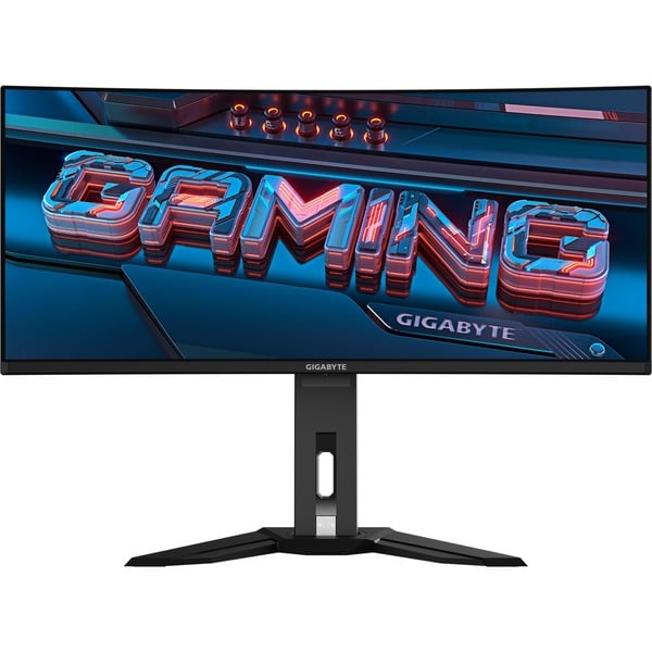 GIGABYTE MO34WQC2, Gaming-Monitor - 86.8 cm (34 inches), black, WQHD, QD-OLED, Curved, USB-C, 240Hz Panel