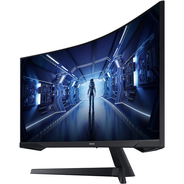 Samsung Odyssey G5 C34G55TWWP, Gaming-Monitor - 86 cm (34 inches), black, UWQHD, VA, AMD Free-Sync, Curved, 165Hz Panel