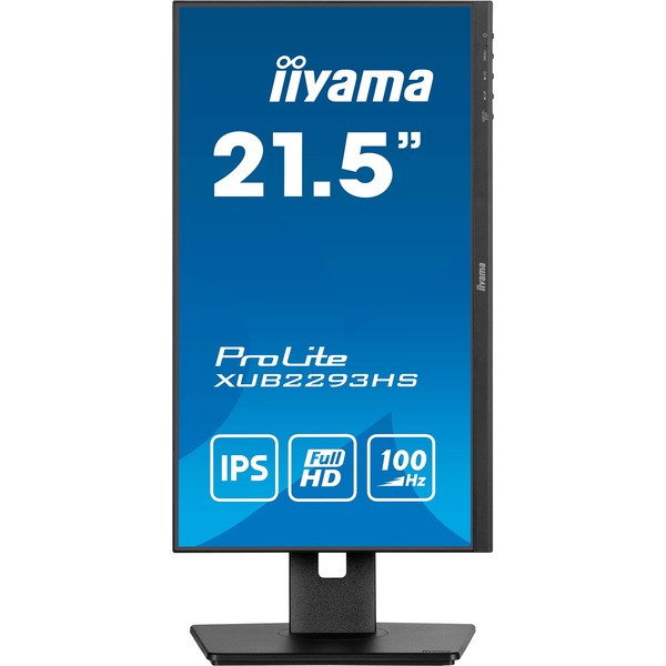 iiyama ProLite XUB2293HS-B6, LED-Monitor - 54.5 cm (21.5 inches), black (matte), FullHD, IPS, HDMI, DP, 100Hz Panel