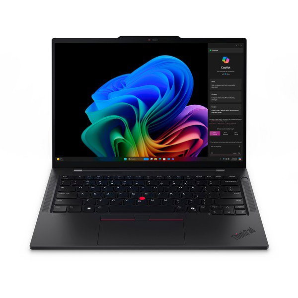 Lenovo ThinkPad T14s G6 (21N10007GE), Notebook - black, Qualcomm Snapdragon X Elite X1E-78-100, Qualcomm Adreno GPU, 32 GB LPDDR5X, 1 TB (1 TB SSD), Windows 11 Pro