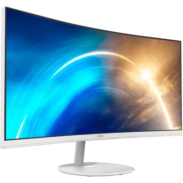 MSI PRO MP341CQWDE, LED-Monitor - 86 cm (34 inches), white, WQHD, VA, Curved, 100Hz Panel