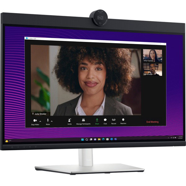 Dell P2724DEB Videokonferenzmonitor, LED-Monitor - 68.5 cm (27 inches), black/silver, QHD, IPS, 2K-Webcam
