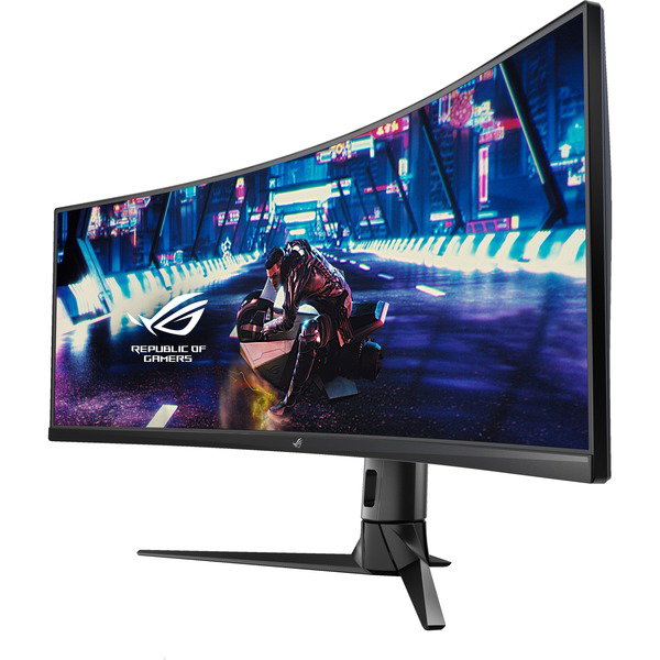 ASUS ROG Strix XG49VQ, Gaming-Monitor - 124 cm (49 inches), black, UWFHD, VA, Curved, AMD Free-Sync Premium Pro, 144Hz Panel