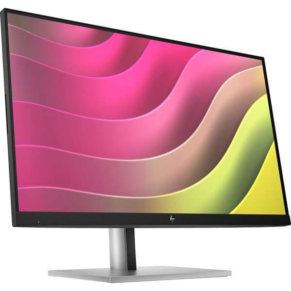 HP E24t G5, LED-Monitor - 60.5 cm (23.8 inches), black/silver, Full HD, IPS, DisplayPort, HDMI, USB-Hub, Pivot, Touch