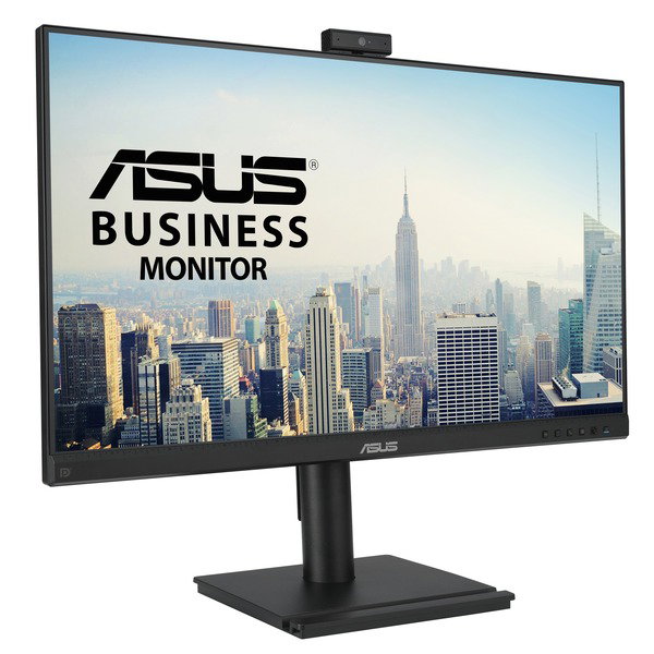 ASUS BE249QFK Videokonferenzmonitor, LED-Monitor - 60.5 cm (23.8 inches), black, FullHD, IPS, Webcam, microphone, 100Hz Panel