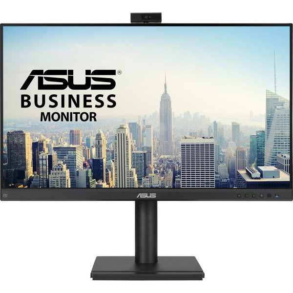 ASUS BE249QFK Videokonferenzmonitor, LED-Monitor - 60.5 cm (23.8 inches), black, FullHD, IPS, Webcam, microphone, 100Hz Panel