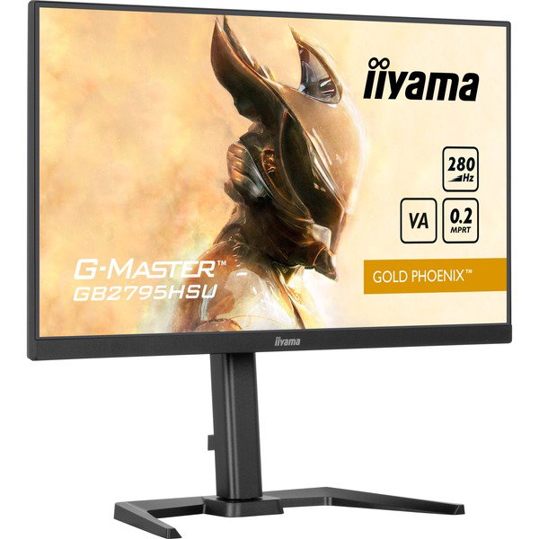 iiyama G-Master GB2795HSU-B1 gold Phoenix, Gaming-Monitor - 68.6 cm (27 inches), black (matte), FullHD, VA, HDR, 280Hz Panel