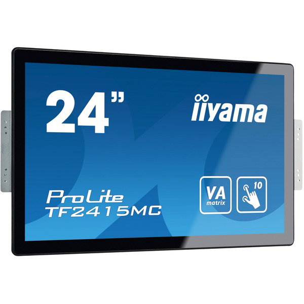iiyama TF2415MC-B2, LED-Monitor - 60.5 cm (23.8 inches), black, FullHD, VA, Touch, HDMI, DisplayPort