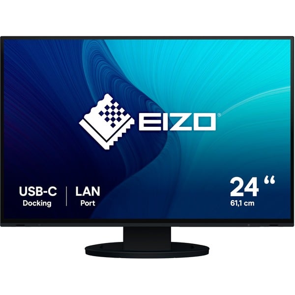 EIZO EV2495-BK, LED-Monitor - 61.1 cm (24.1 inches), black, WUXGA, IPS, HDMI, USB-C