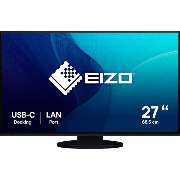 EIZO EV2795-BK, LED-Monitor - 68.5 cm (27 inches), black, QHD, IPS, KVM-Switch, USB-C