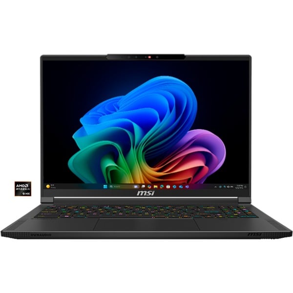 MSI Stealth A16 AI+ A3XWIG-043, Gaming-Notebook - black, AMD Ryzen AI 9 HX 370, NVIDIA GeForce RTX 5080, 32 GB LPDDR5X, 2 TB (2 TB SSD), Windows 11 Home
