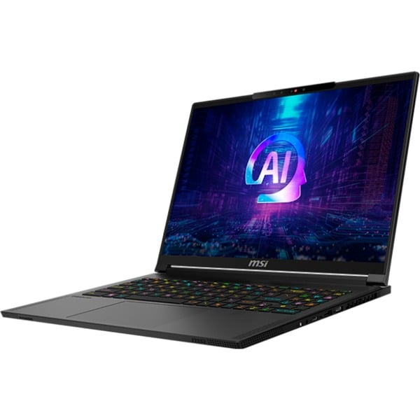 MSI Stealth A16 AI+ A3XWIG-043, Gaming-Notebook - black, AMD Ryzen AI 9 HX 370, NVIDIA GeForce RTX 5080, 32 GB LPDDR5X, 2 TB (2 TB SSD), Windows 11 Home