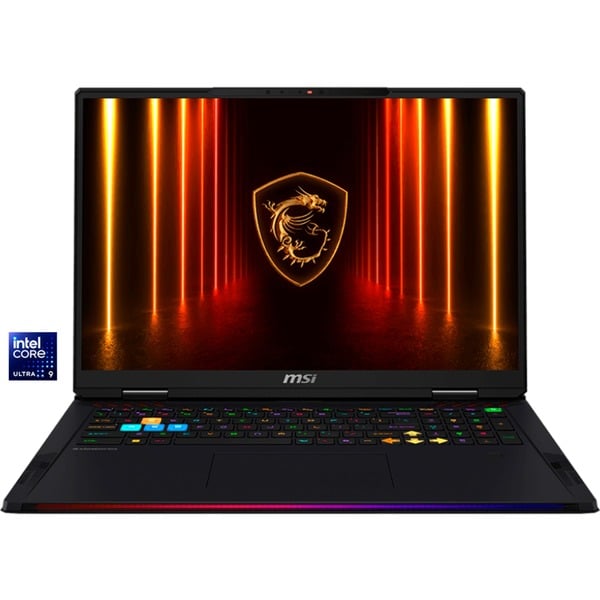 MSI Raider 18 HX AI A2XWJG-074, Gaming-Notebook - black, Intel Core Ultra 9 285HX, NVIDIA GeForce RTX 5090, 64 GB DDR5, 4 TB (2 TB SSD & 2 TB SSD), Windows 11 Home