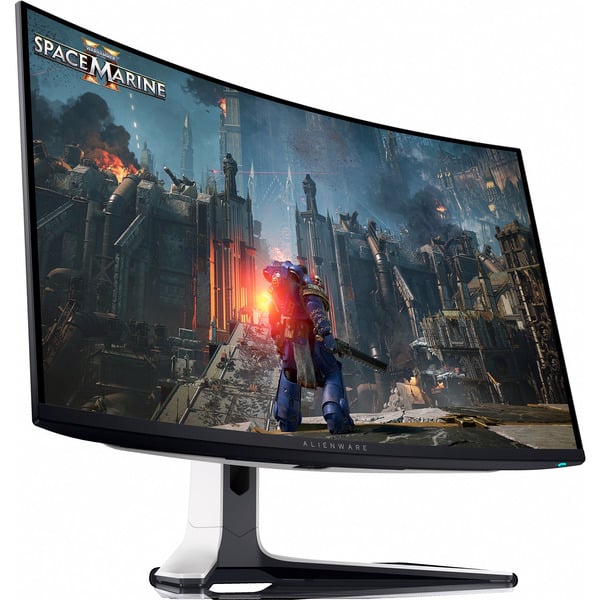 Dell Alienware AW3225QF QD-OLED, Gaming-Monitor - 80.3 cm (31.6 inches), white/black, UltraHD/4K, Curved, G-SYNC-compatible, Adaptive-Sync, 240Hz Panel