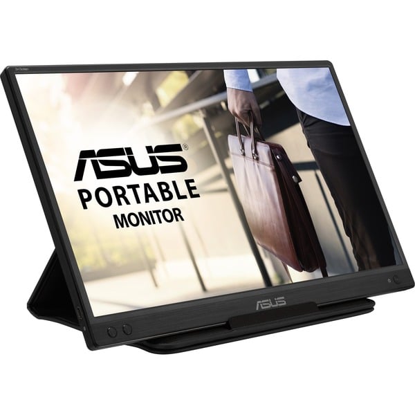 ASUS ZenScreen MB166C, LED-Monitor - 40 cm (16 inches), black, FullHD, IPS, USB-C, Pivot
