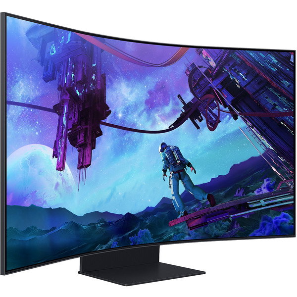 Samsung Odyssey Ark S55CG970NU, Gaming-Monitor - 139.7 cm (55 inches), black, UltraHD/4K, VA, Curved, FreeSync Premium Pro, 165Hz Panel