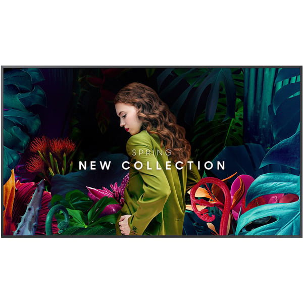 Samsung QB55C, Public Display - black, UltraHD/4K, WLAN, Bluetooth, HDMI
